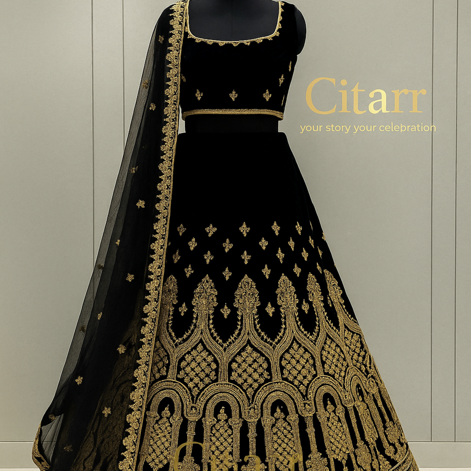 Semi - Stitched Lehengas - Citarr